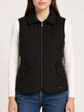 Weekend Max Mara Quilted Vest Light Padding Gray Size 38 (US 6)